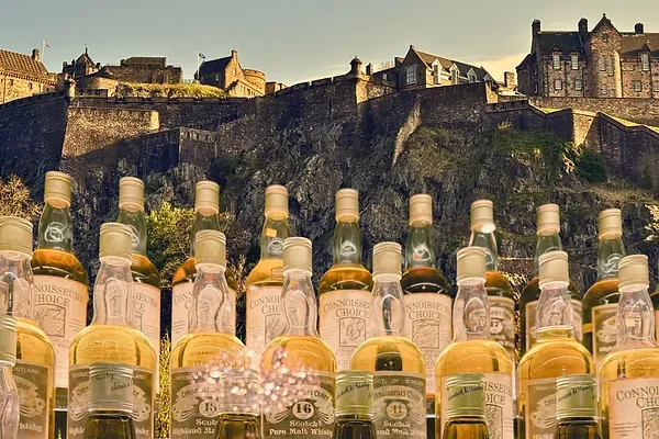 A Scottish whisky warehouse visited by Whisky Cask Club