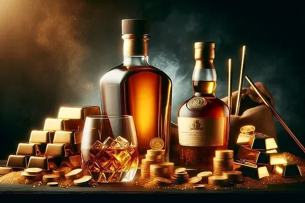 A whisky cask used to illustrate an article comparing cask and gold market structures