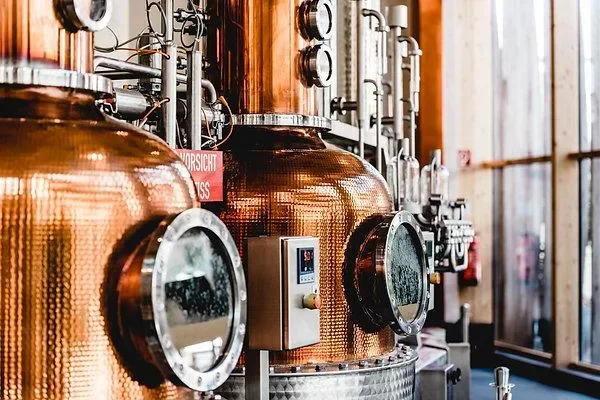 Whisky casks representing ten Scotch distilleries